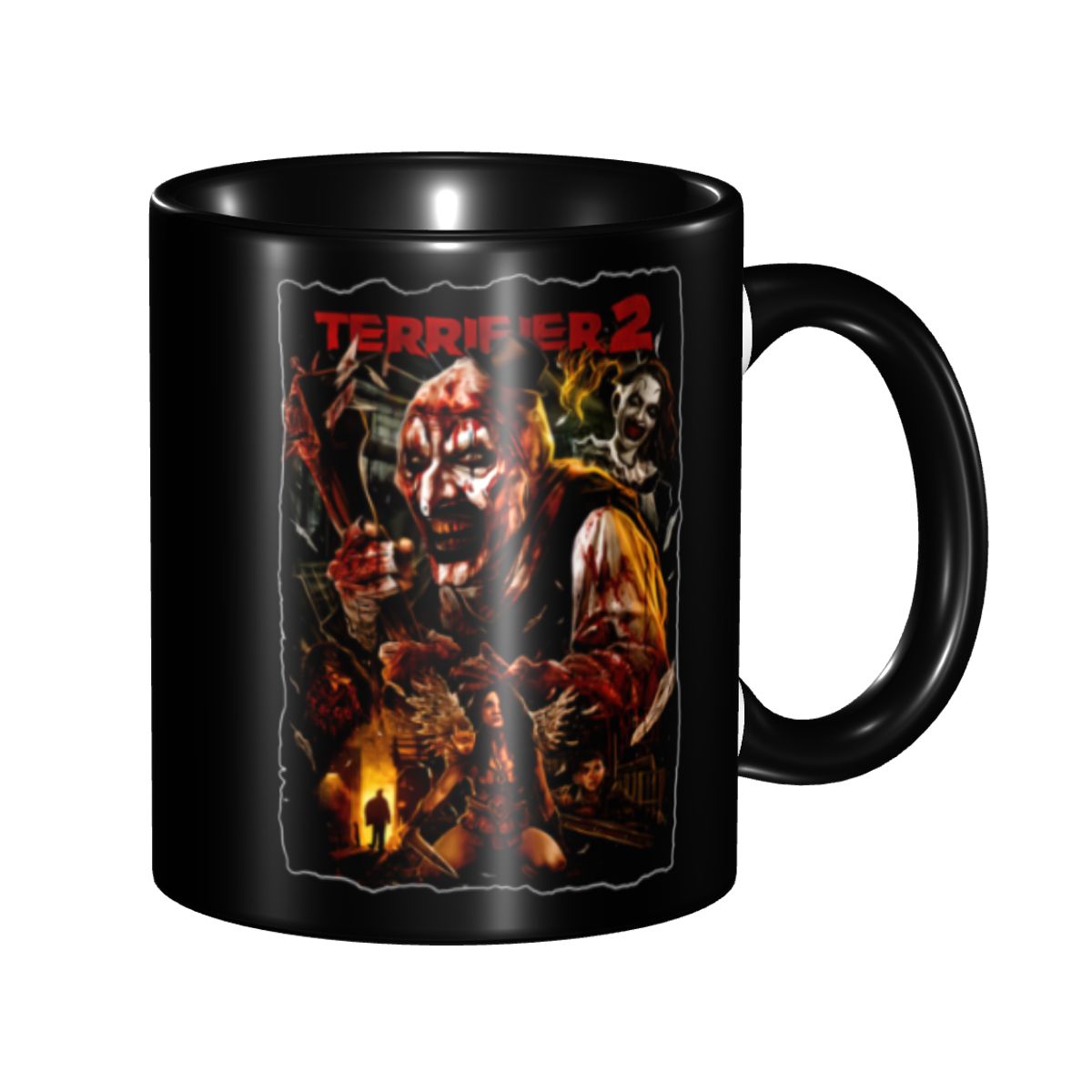 Coffee Tea Bottle - Personalized Terrifiers Movie Horror Art Slasher