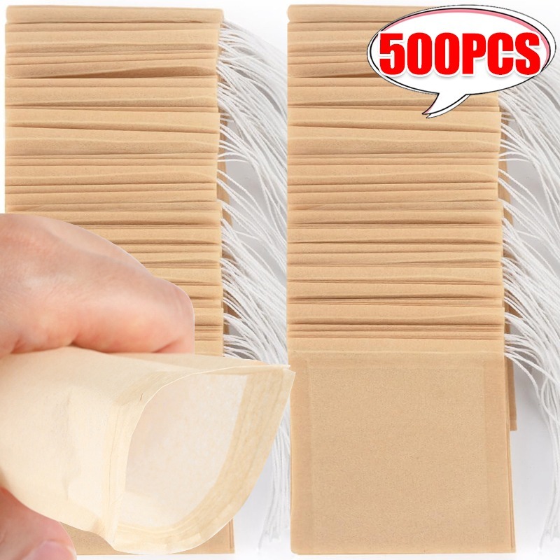 Coffee Bean And Tea Leaf - 100/500x Cloth Tea Bags with Drawstring