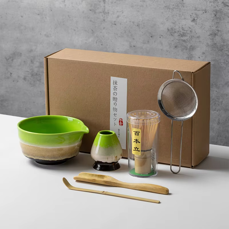 Gongfu Tea Set - Japanese Style Matcha Tea Set Bamboo