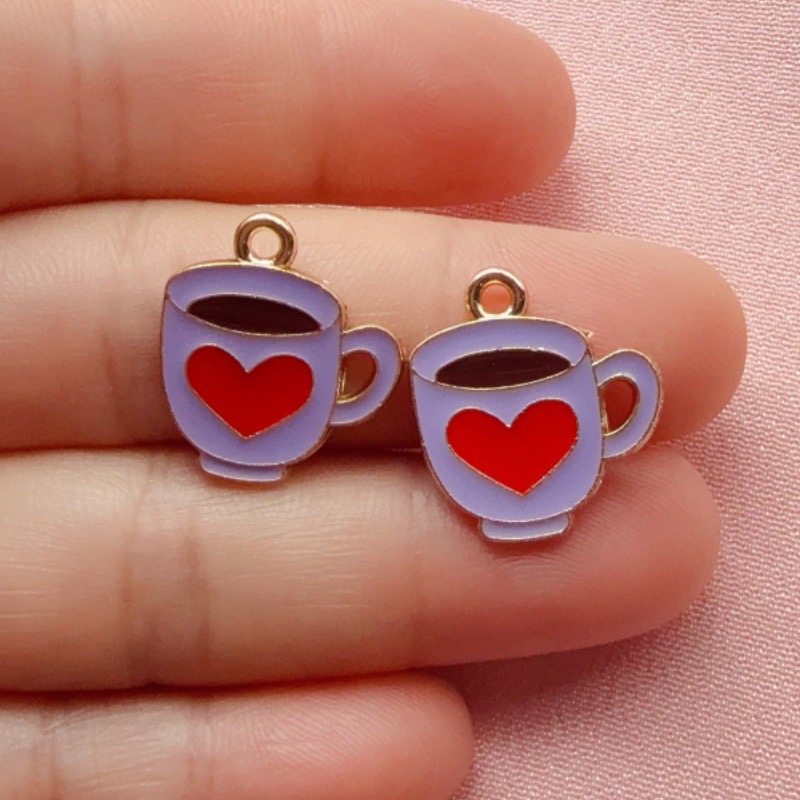 12pcs Colorful Drip Oil Love C – обзор и цена Coffee&Tea House Opinie