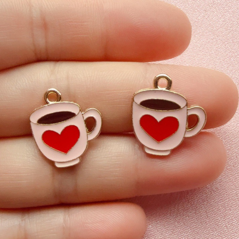 12pcs Colorful Drip Oil Love C – обзор и цена Coffee&Tea House Opinie