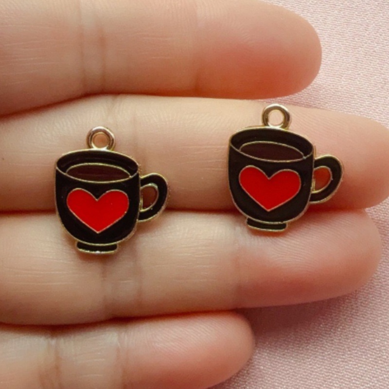 12pcs Colorful Drip Oil Love C – обзор и цена Coffee&Tea House Opinie