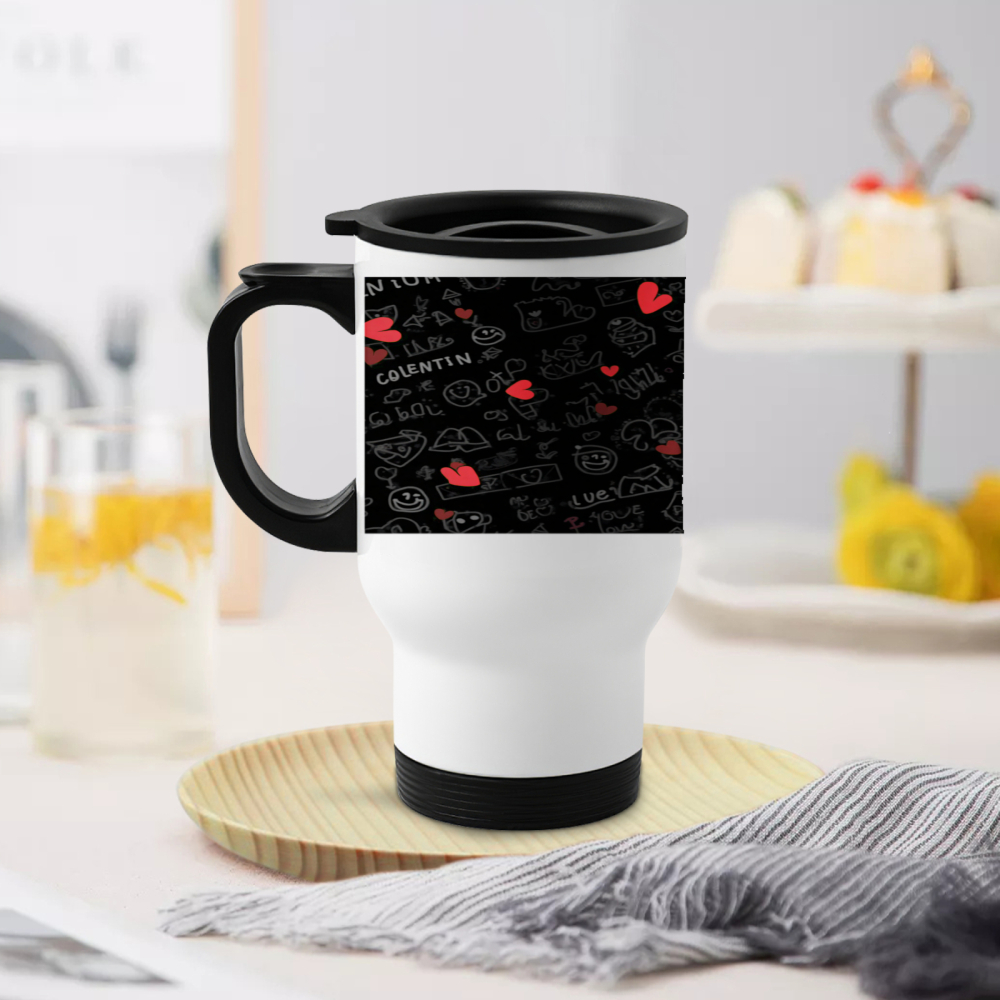 Travel Mug With Chalkboard Des – обзор и цена Coffee Tea Or