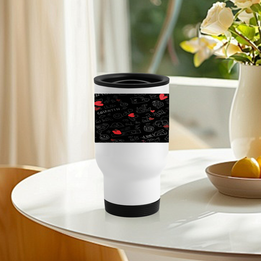 Travel Mug With Chalkboard Des – обзор и цена Coffee Tea Or