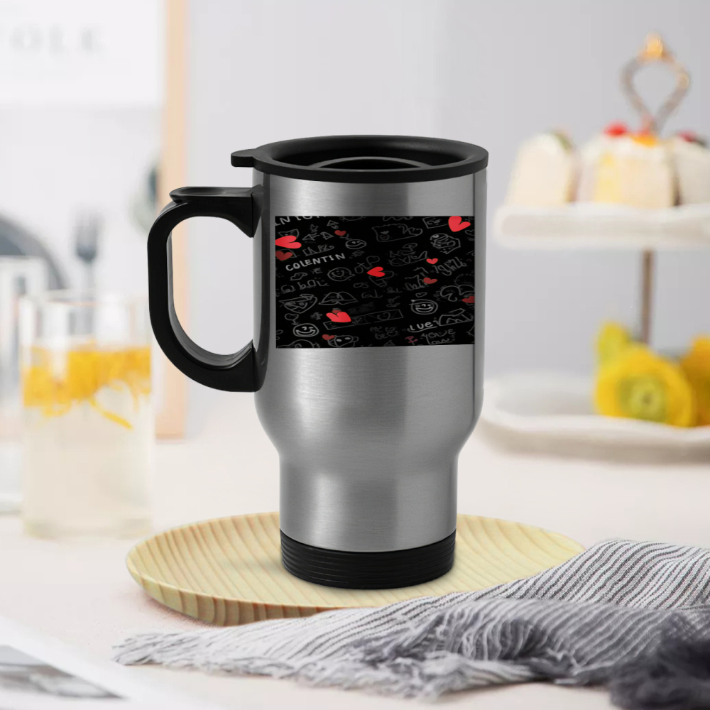 Travel Mug With Chalkboard Des – обзор и цена Coffee Tea Or