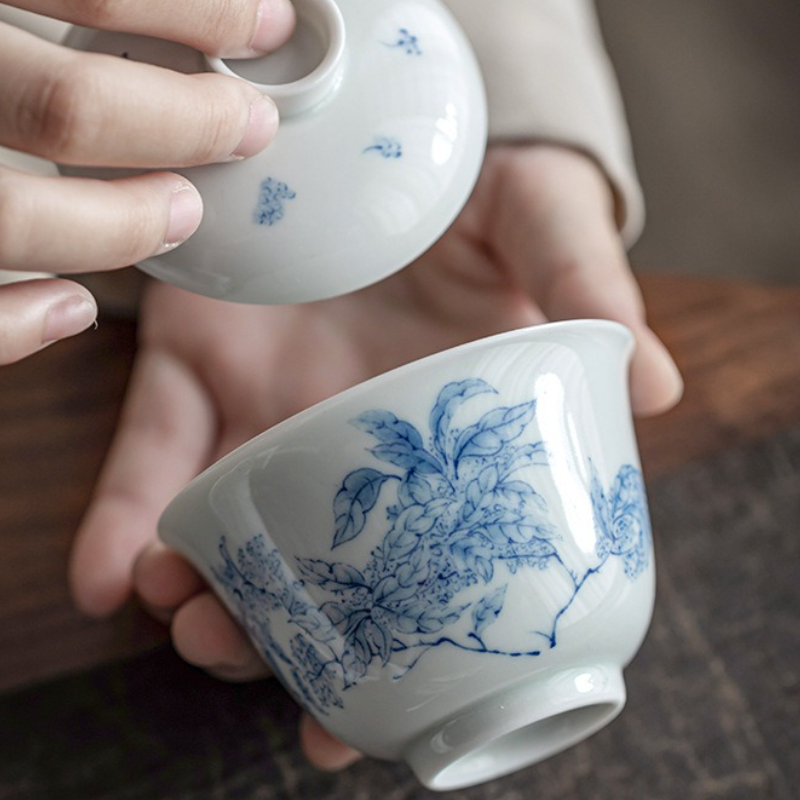 Antique Blue White Porcelain G – обзор и цена Gongfu Tea Set