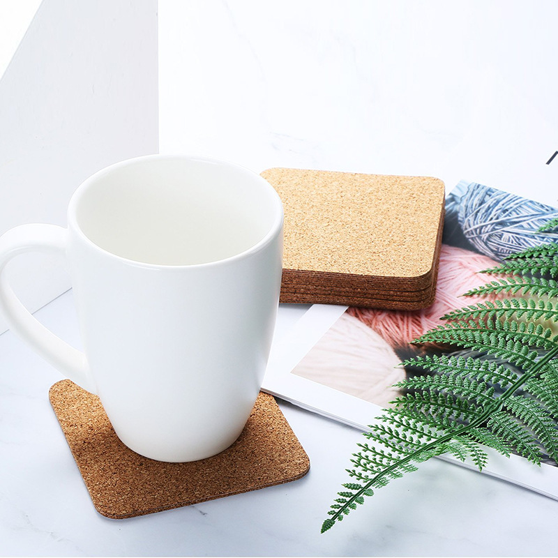 4 Pcs Cork Coaster for Drink,  – обзор и цена Coffee Tea Or