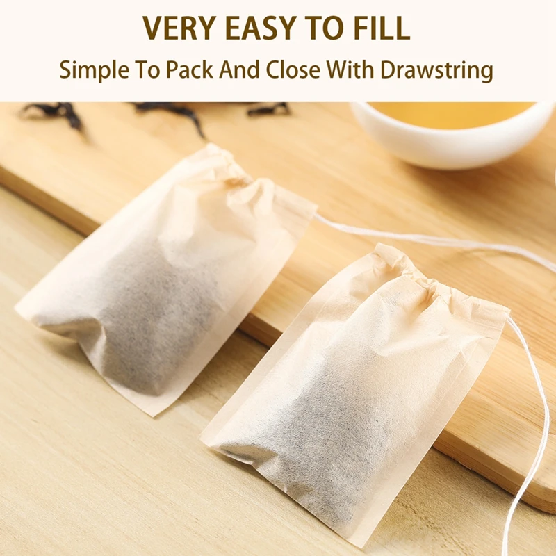 100Pcs Teabags with Drawstring – обзор и цена Coffee Bean And Tea Leaf