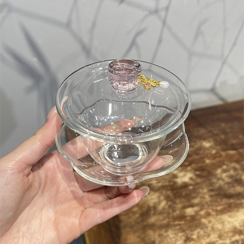 Pink High Borosilicate Glass G – обзор и цена Gongfu Tea Set