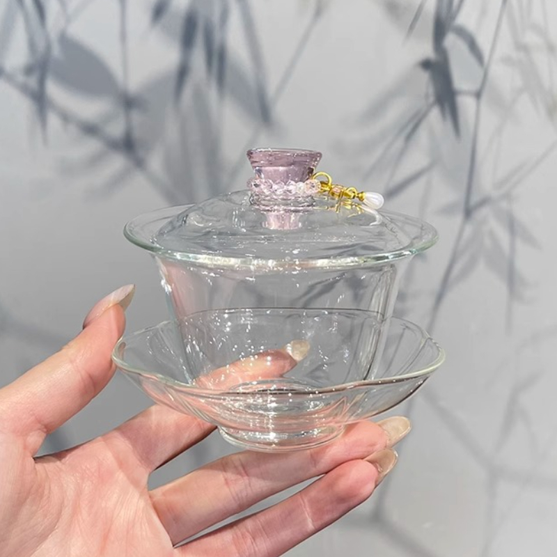 Pink High Borosilicate Glass G – обзор и цена Gongfu Tea Set