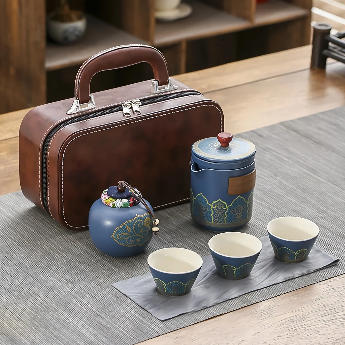 1 Set Travel Tea Set Portable  – обзор и цена Gongfu Tea Set