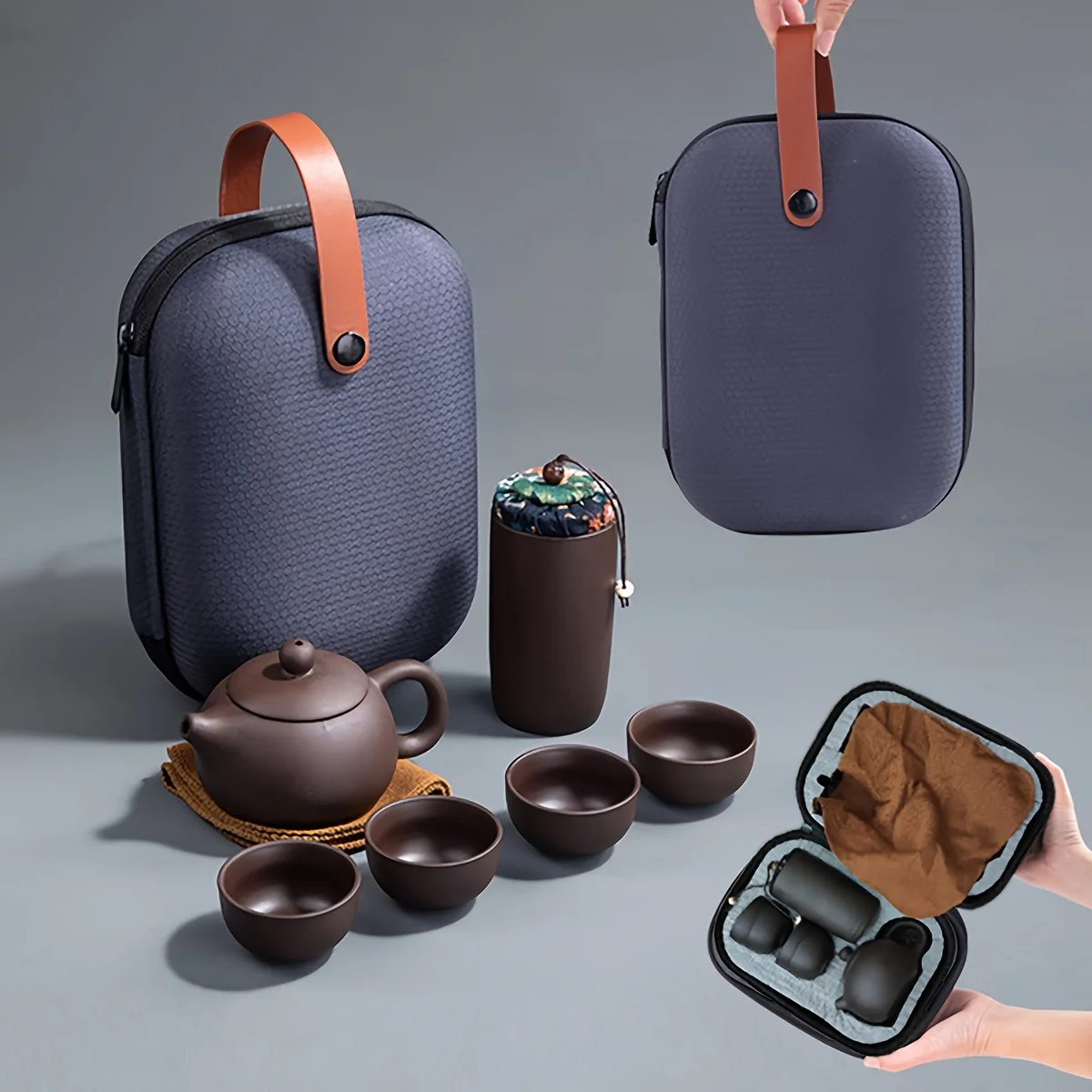 1 Set Travel Tea Set Portable  – обзор и цена Gongfu Tea Set