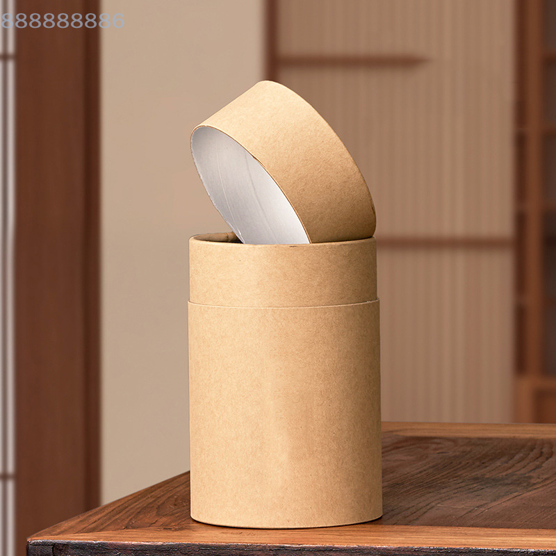 1PCS round Kraft Paperboard Tu – обзор и цена Coffee Tea Bottle