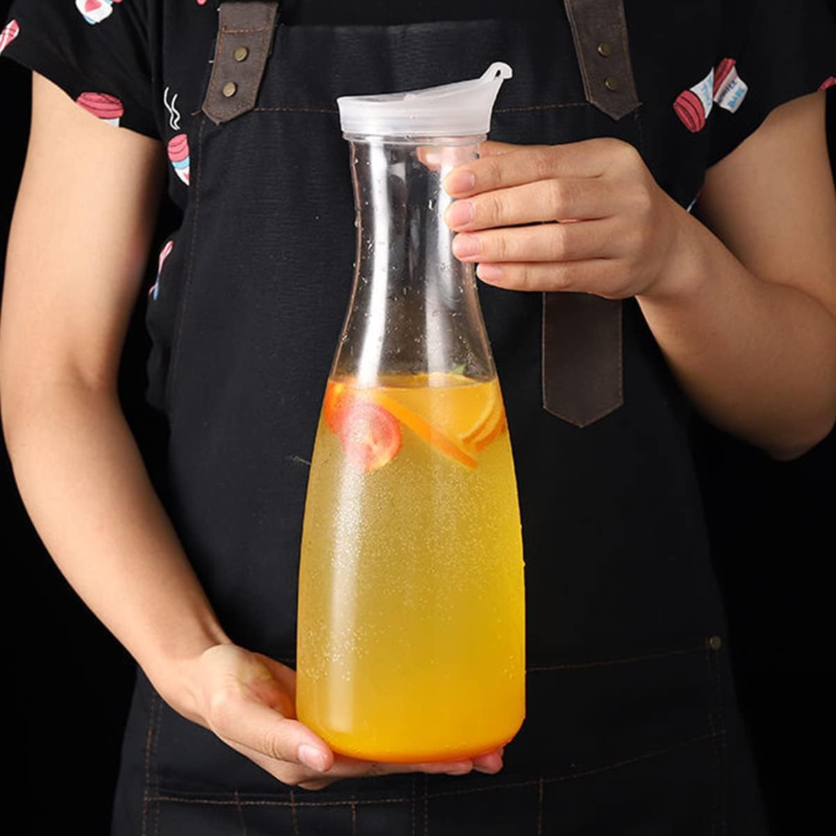 1pcsPitchers With Lid,Clear Pl – обзор и цена Coffee Tea Or