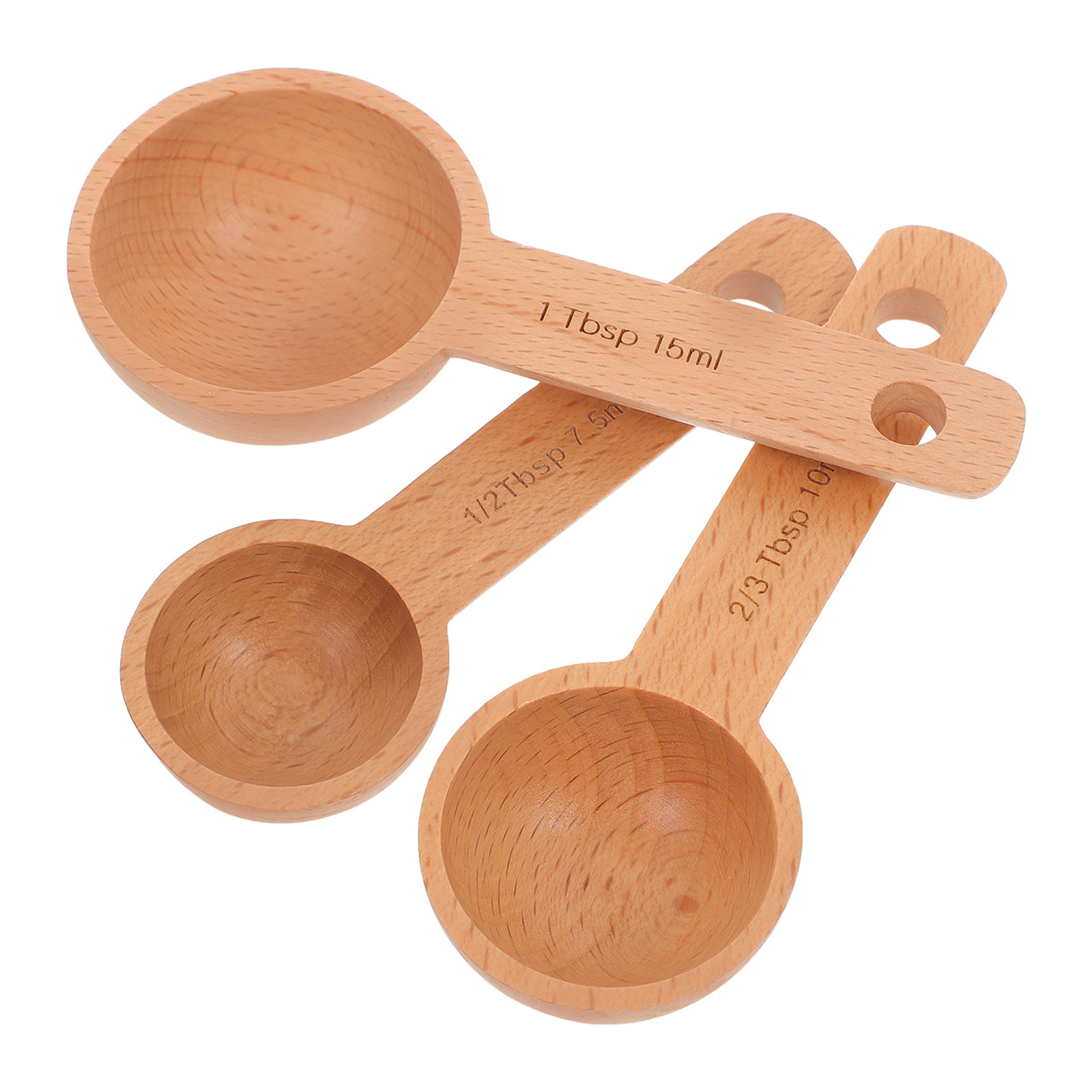3Pcs Wooden Measuring Spoons S – обзор и цена Coffee Bean And Tea Leaf