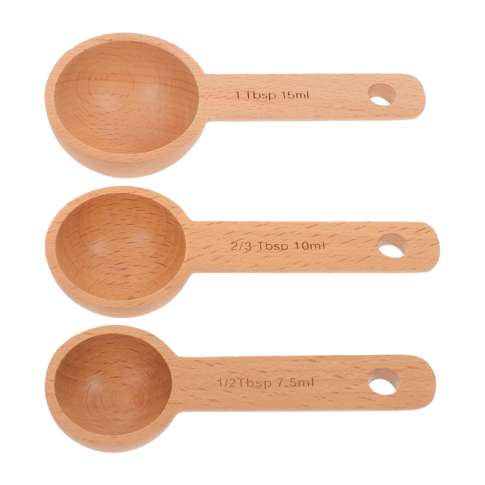 3Pcs Wooden Measuring Spoons S – обзор и цена Coffee Bean And Tea Leaf