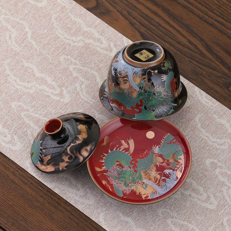 Creative Retro Ceramic Gaiwan  – обзор и цена Gongfu Tea Set