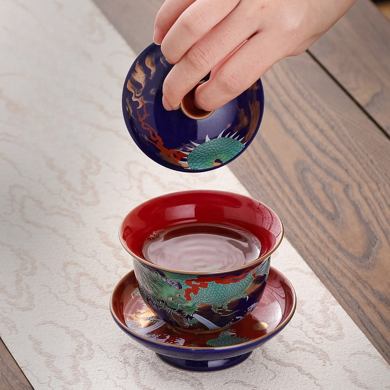 Creative Retro Ceramic Gaiwan  – обзор и цена Gongfu Tea Set