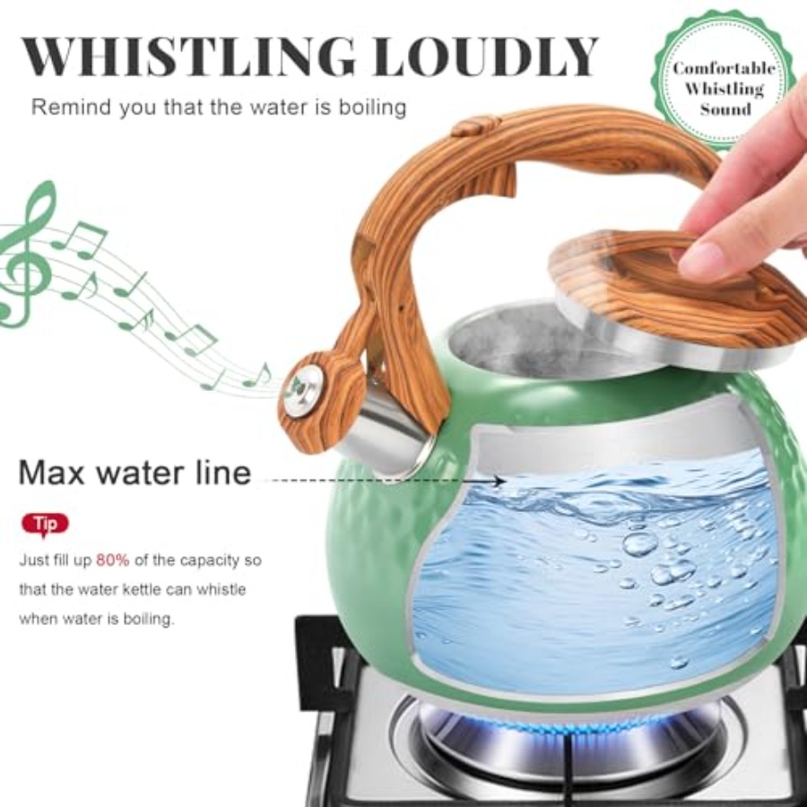 Stove Top Tea Kettle with Loud – обзор и цена Coffee Tea Or