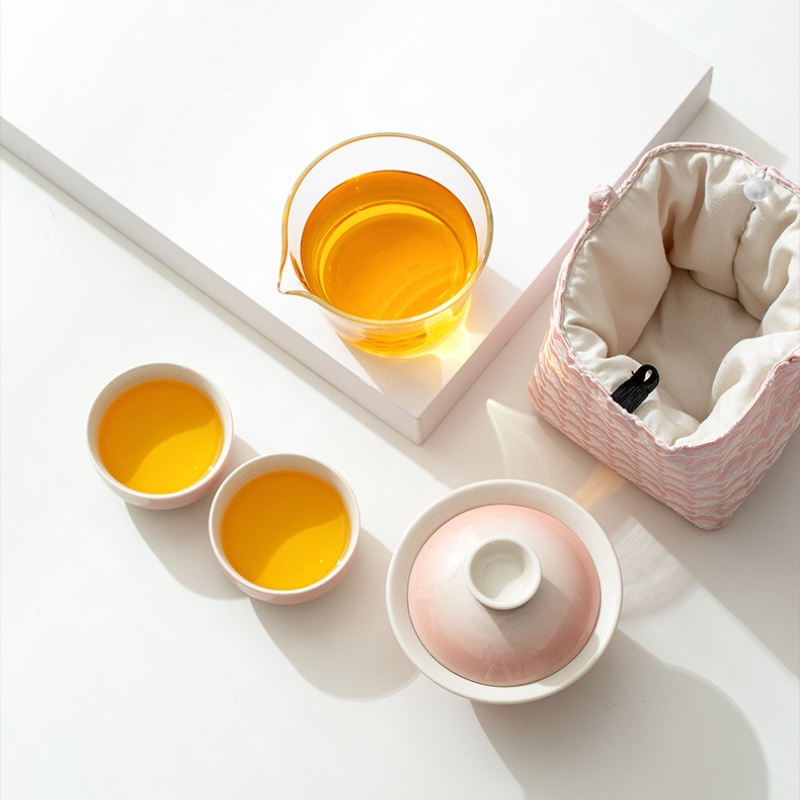 Plant Ash Glaze Gradient Trave – обзор и цена Gongfu Tea Set