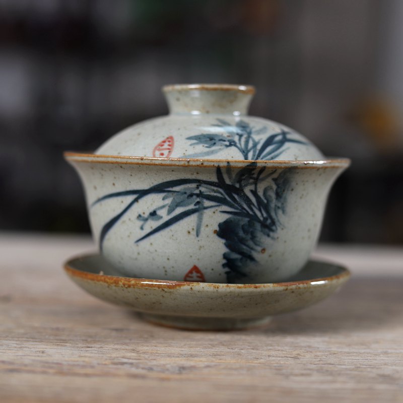 Handpainted Chinese Sancai Gai – обзор и цена Gongfu Tea Set