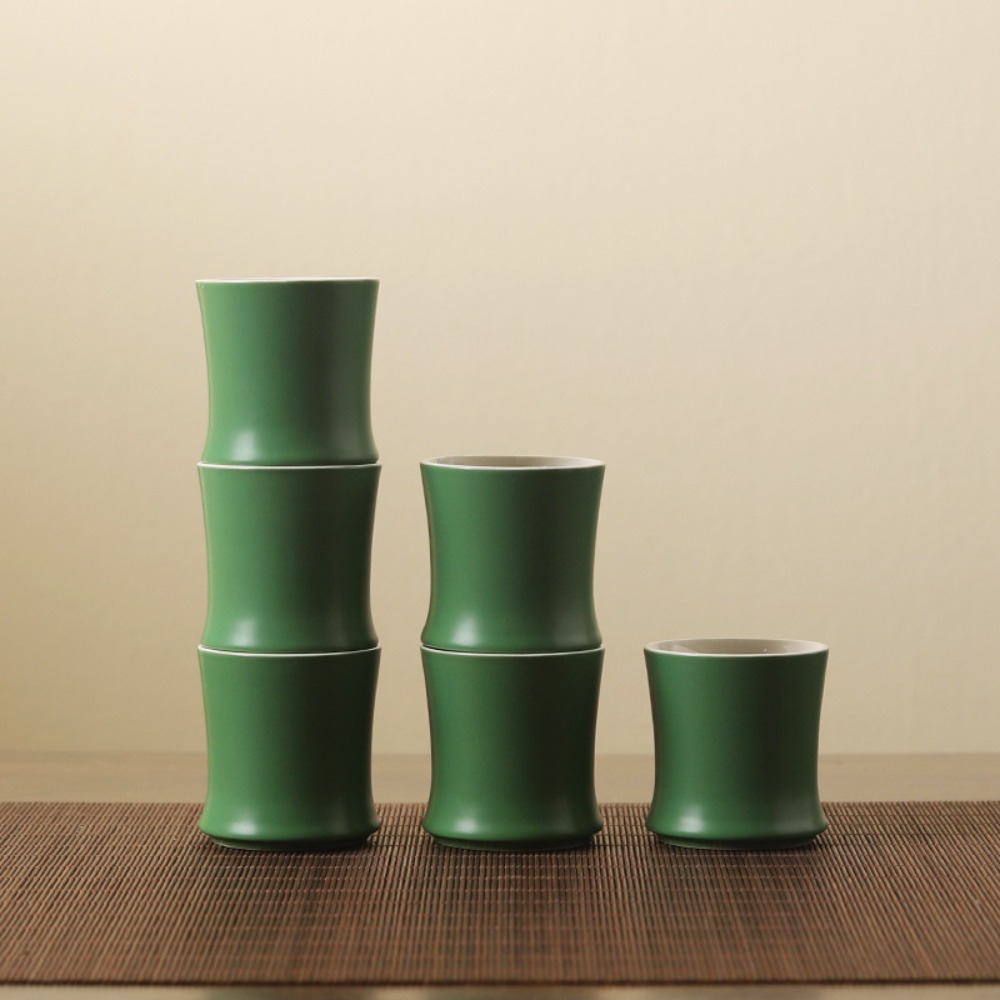 3pcs Master Cup Ceramic Bamboo – обзор и цена Gongfu Tea Set