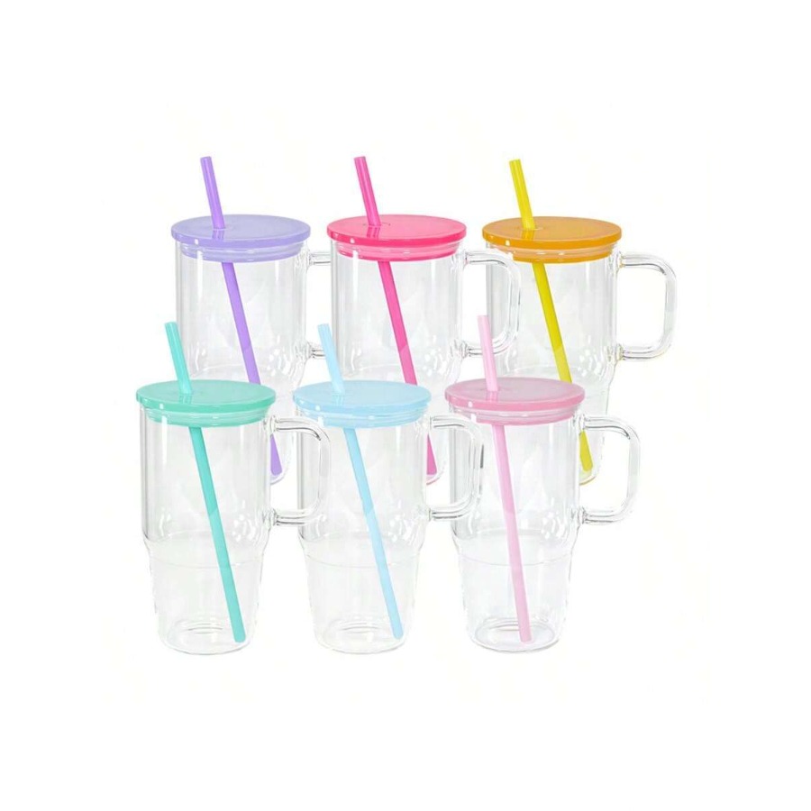 20oz Glass Tumblers With Handl – обзор и цена Coffee Tea Or