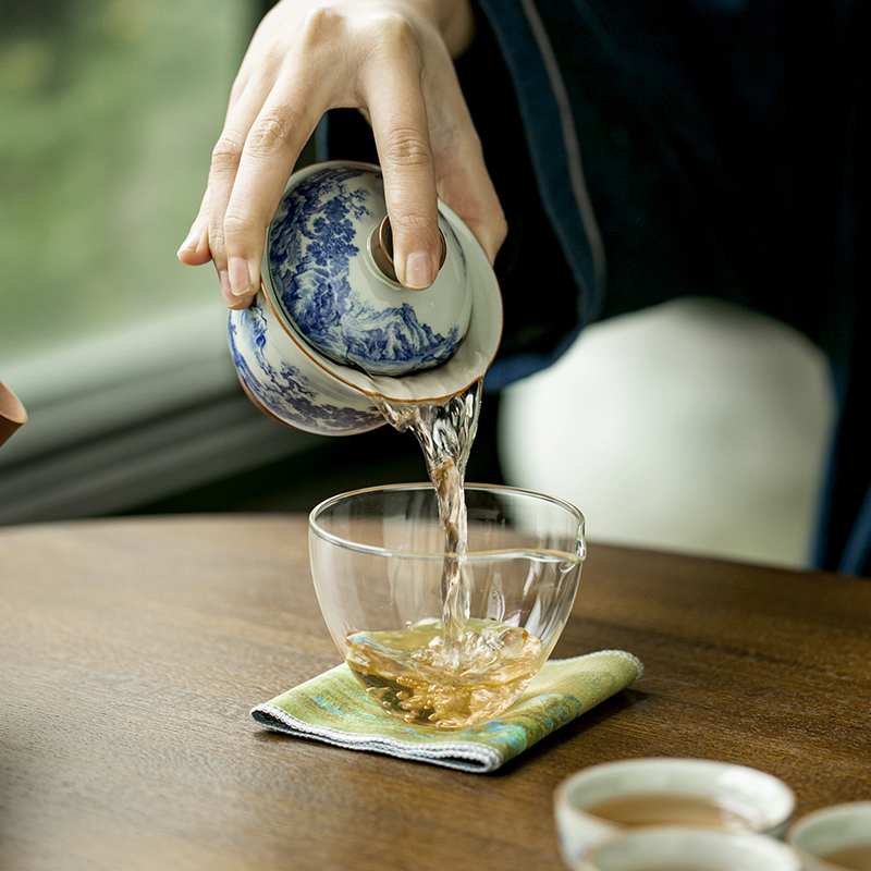 Chinese Retro Blue and White P – обзор и цена Gongfu Tea Set