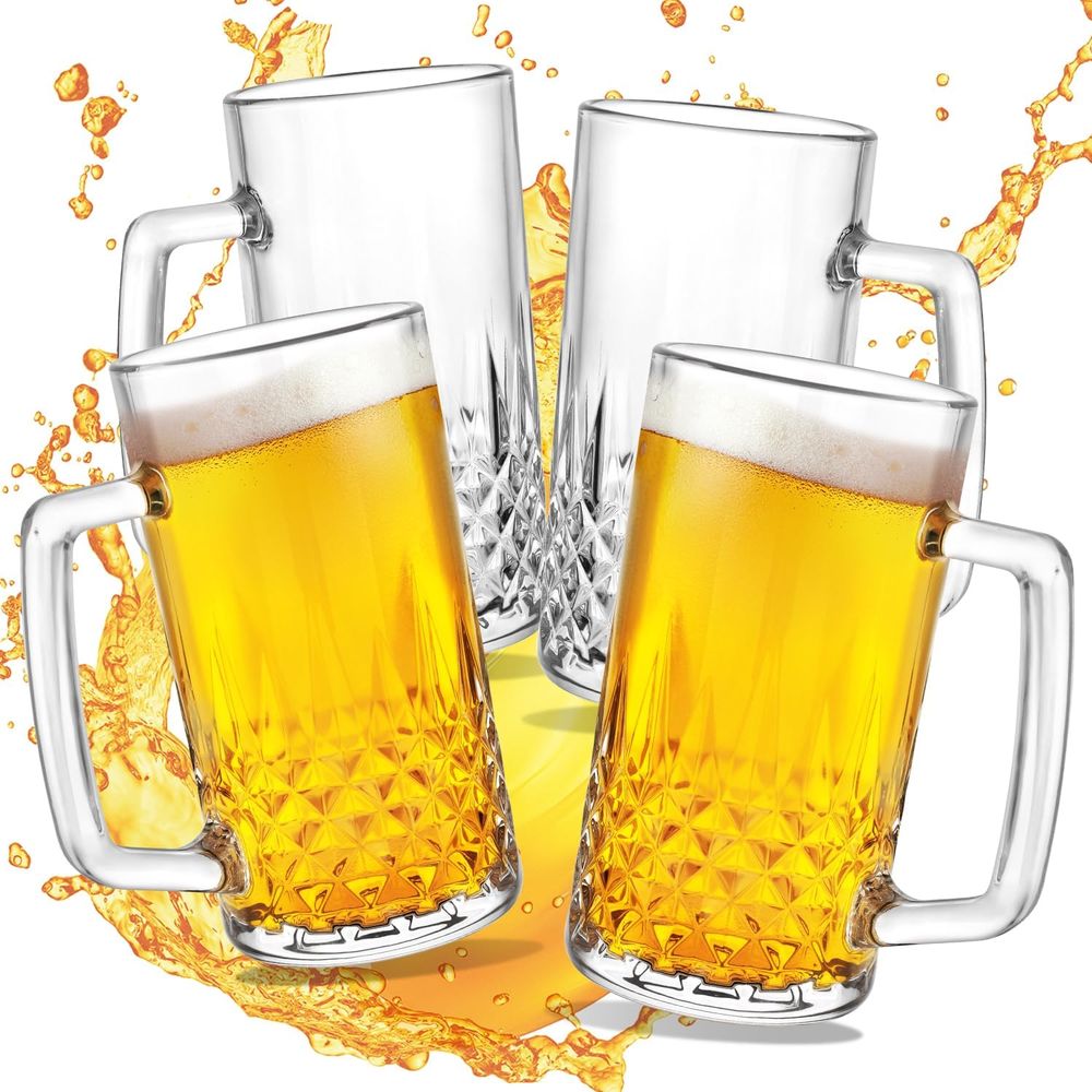 20 oz Heavy Glass Mugs Set of  – обзор и цена Coffee Tea Or