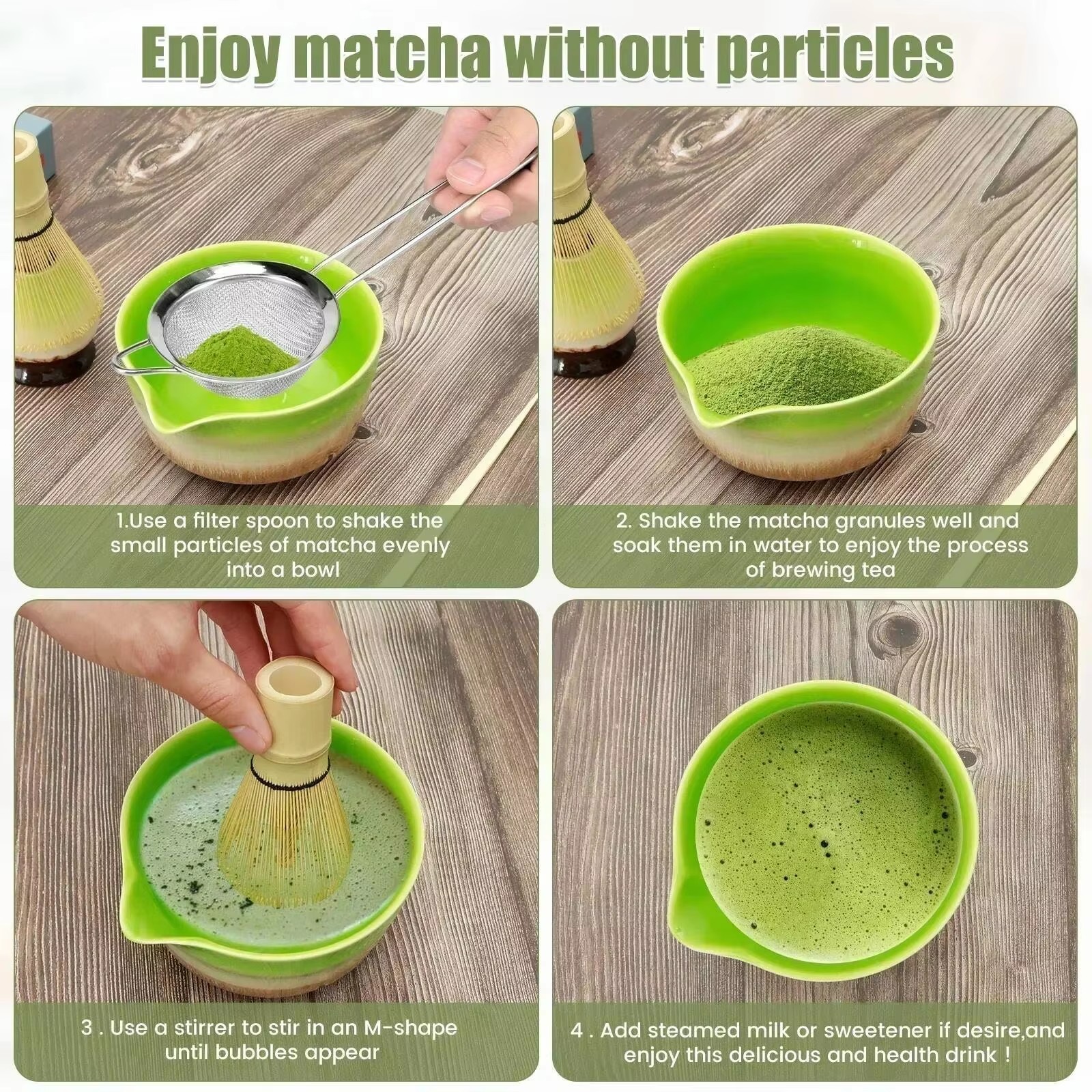 3Pcs Matcha Whisk Set Handmade – обзор и цена Gongfu Tea Set