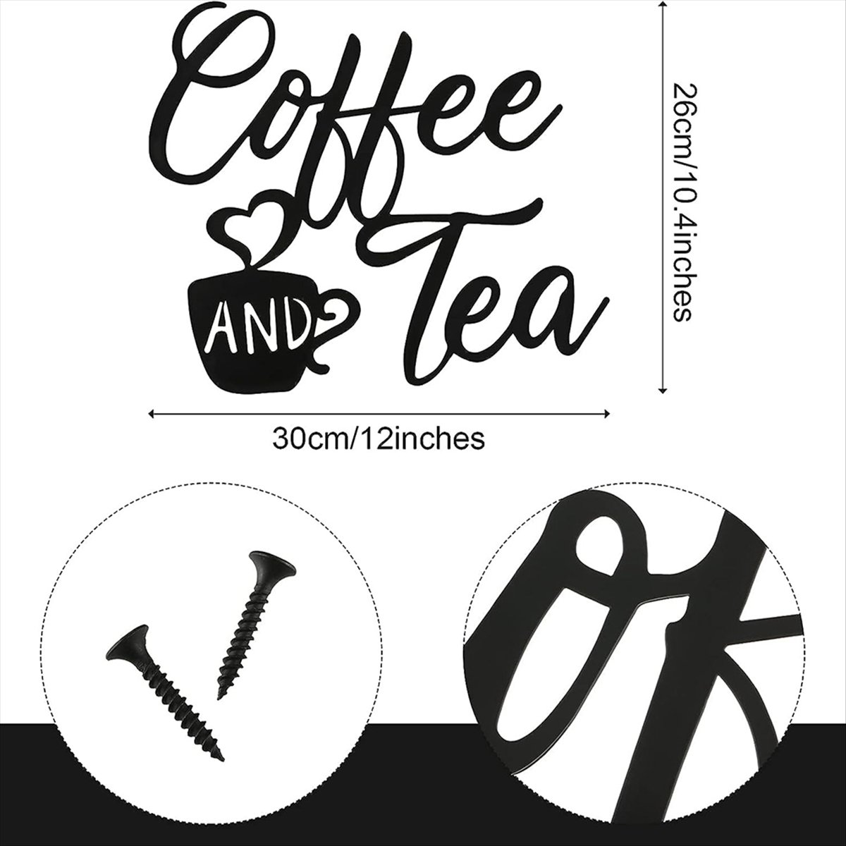 Coffee Sign and Tea Bar Metal  – обзор и цена Coffee&Tea House Opinie